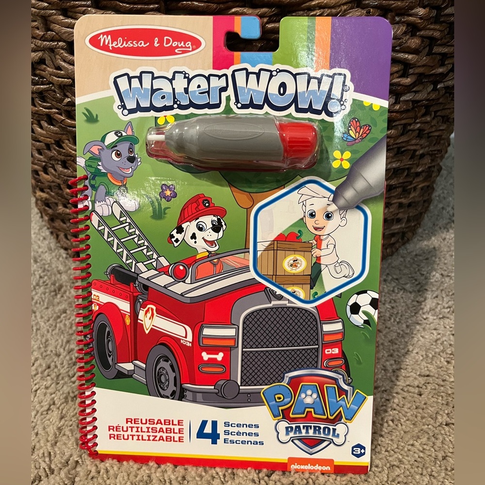 Melissa and Doug Paw Patrol Water Wow Book